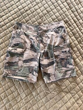 Wrangler Camo Cargo Shorts